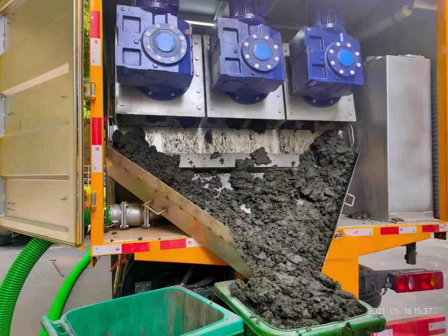 甘德化粪池清掏城市维护站-泥浆净化干湿分离处理